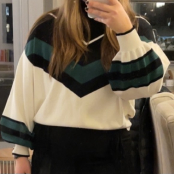 Tanya Taylor Kyra Turtleneck Sweater 1X - Picture 2 of 5